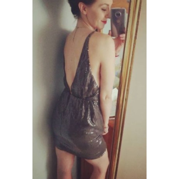 Robert Rodriguez 100% Silk Sequin Dress - Picture 2 of 10